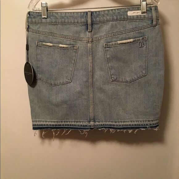 Articles of Society Distressed Denim Skirt Sz 29 - Picture 2 of 5